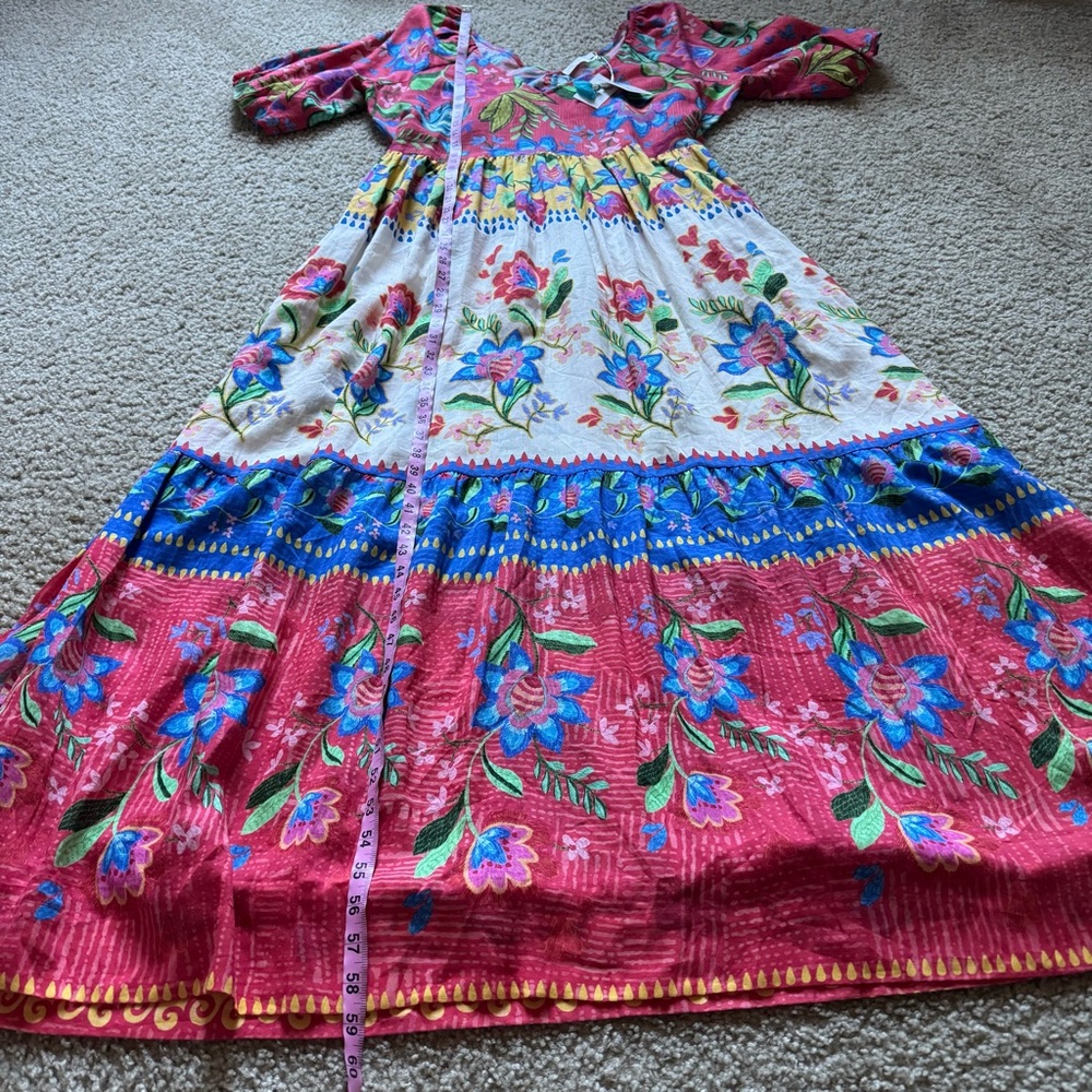 Johnny Was Rumba Maxi Dress Sz XL Patchwork Vacation NWT - Picture 13 of 15